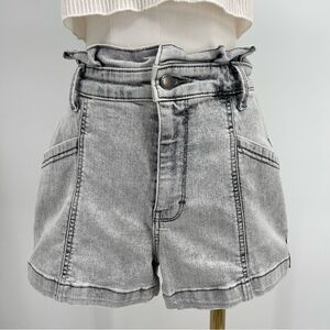 Universal Thread Paperbag Waist Denim Shorts Size 2 90s Retro Modern Indie Boho